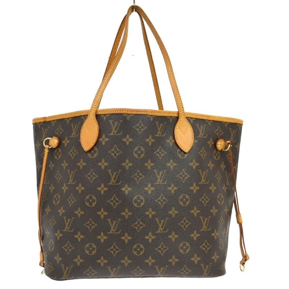 Louis Vuitton Neverfull Monogram Canvas Brown Canvas Tote Bag Bag